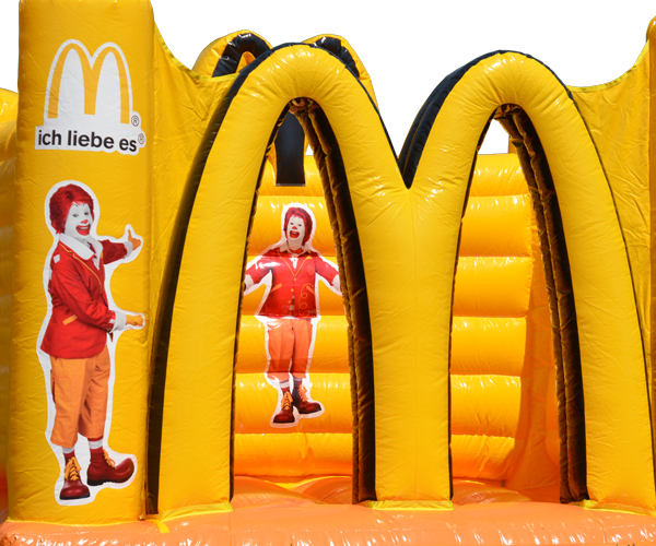 Hüpfburg McDonalds