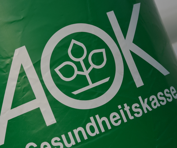 Hüpfburg Schloss AOK Versicherungen