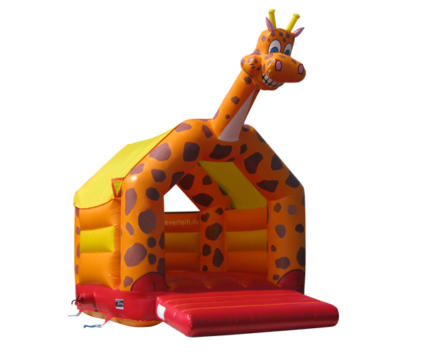 Hüpfburg Giraffe Gunda