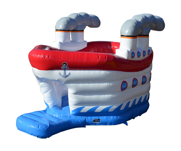 Hüpfburg Dampfschiff