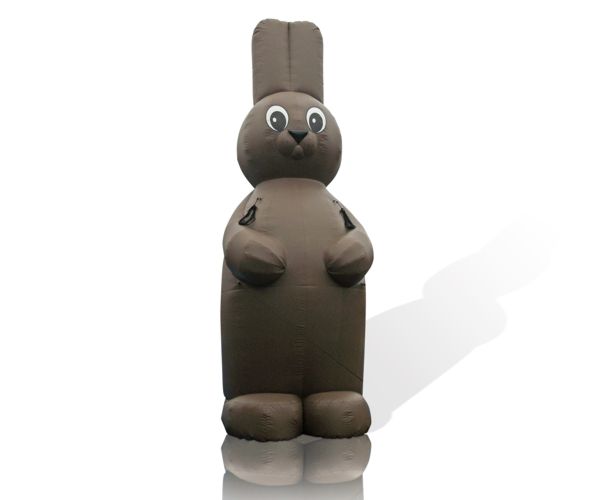 Aufblasbarer Riesen-Schoko-Hase