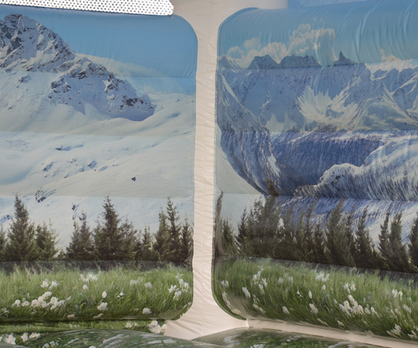 Hüpfburg Alpinaweiß