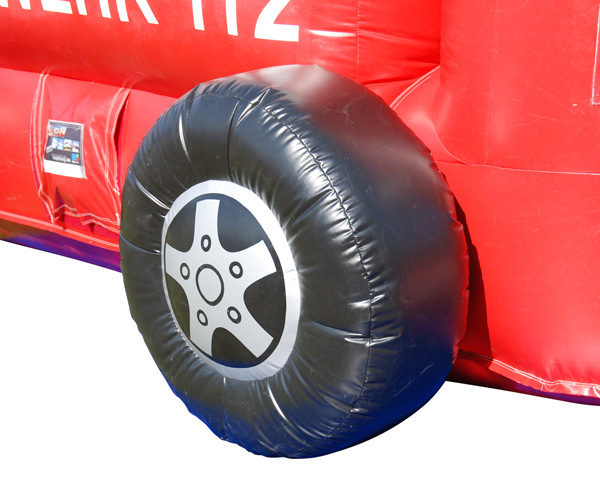 Hüpfburg Feuerwehr Leiterwagen