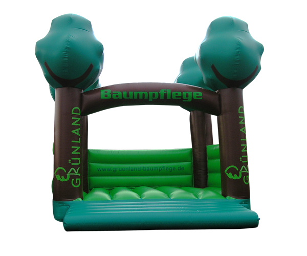 Hüpfburg Grünland Baumpflege