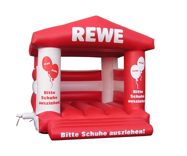 kleines Hüpfhaus REWE