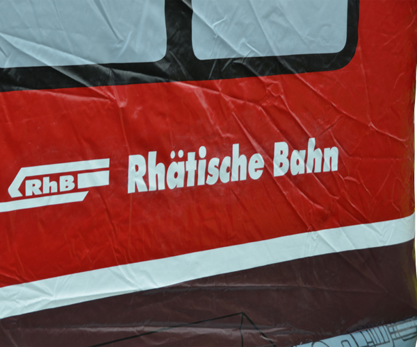 Hüpfburg Rhätische Bahn