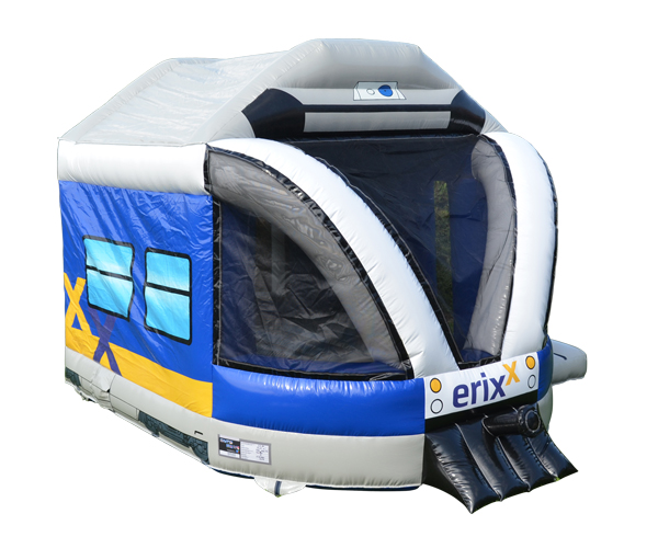 Hüpfburg Zug Lokomotive Erix