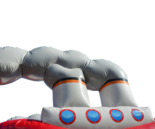 Hüpfburg Dampfschiff