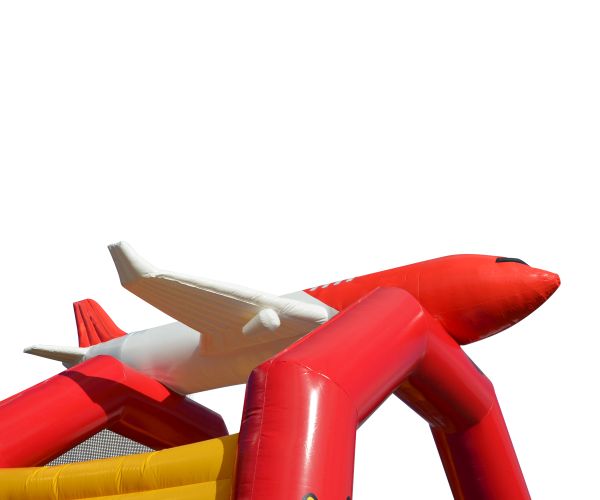 Hüpfburg Flugzeug