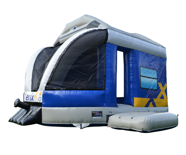 Hüpfburg Zug Lokomotive Erix