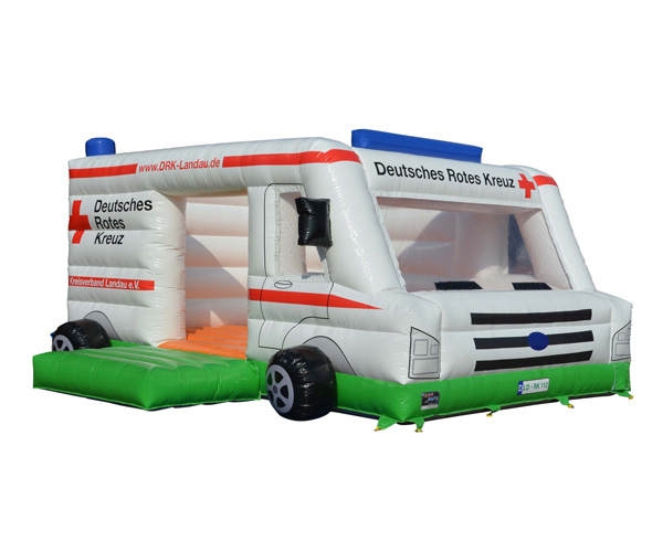 Hüpfburg Rettungswagen