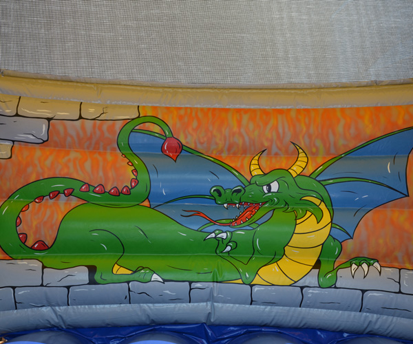 Miet-Hüpfburg Dragon Castle