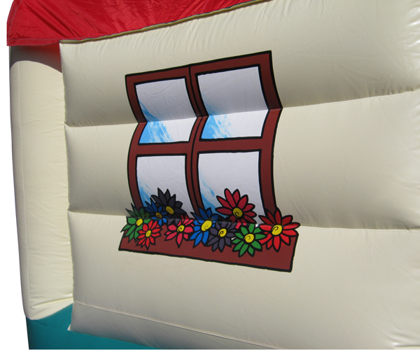 Hüpfburg BMA - Detailansicht mit Illustrationen