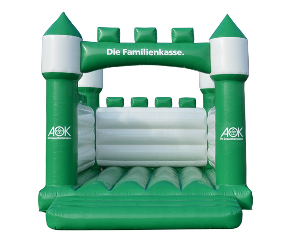 Hüpfburg Schloss AOK Versicherungen