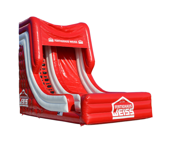 Rutschbahn Fertighaus Weiss