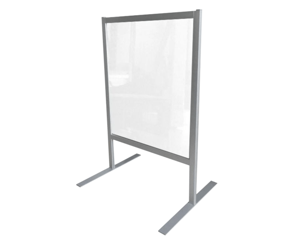 Hygieneschutz/Niesschutz, Acryl mit Alu-Rahmen