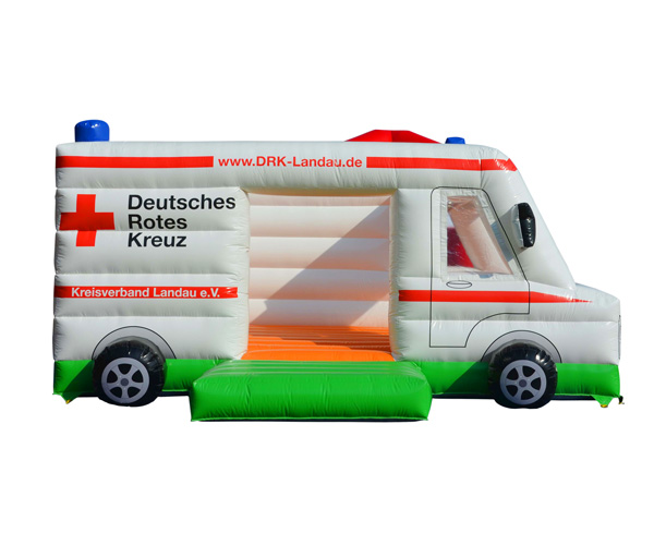 Hüpfburg Rettungswagen
