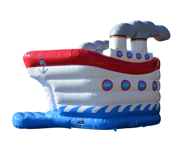 Hüpfburg Dampfschiff