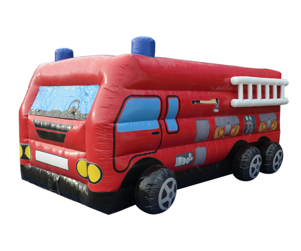 Hüpfburg Feuerwehr Einsatzfahrzeug