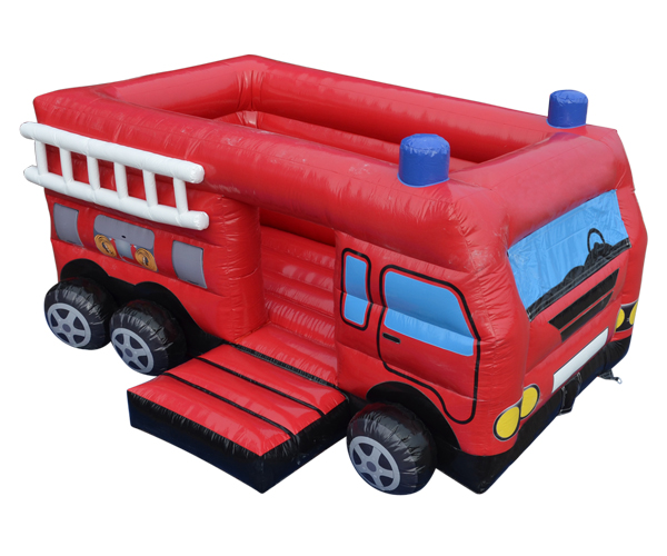Hüpfburg Feuerwehr Einsatzfahrzeug