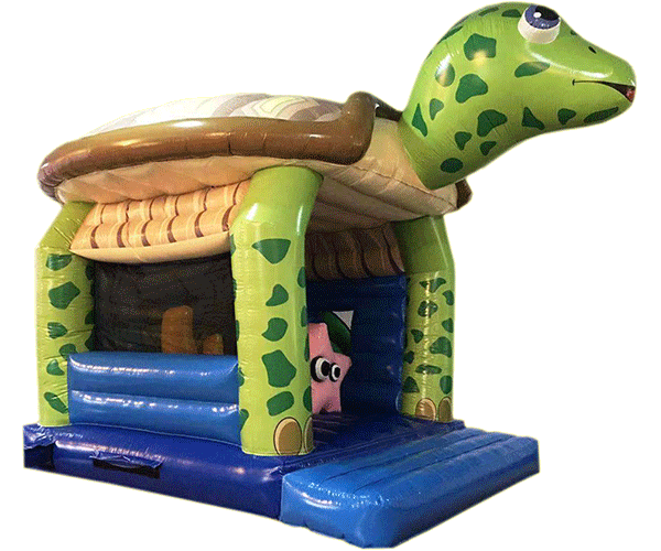 Hüpfburg Schildkröte mit Rutsche