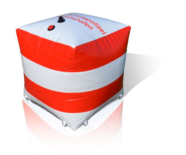 Aufblasbare Boje Würfel-/Quaderform, Werbung Wasser