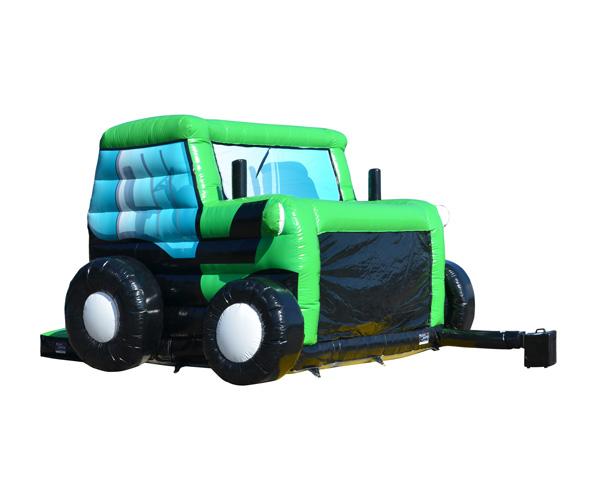 Hüpfburg Traktor
