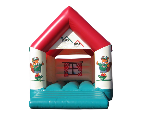 Hüpfburg BMA - Detailansicht mit Illustrationen