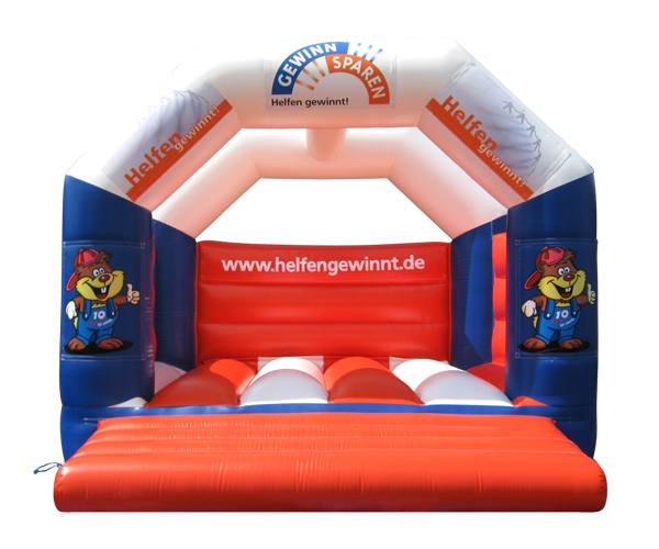 Hüpfburg Gewinnsparen Volks– und Raiffeisenbanken Bayern