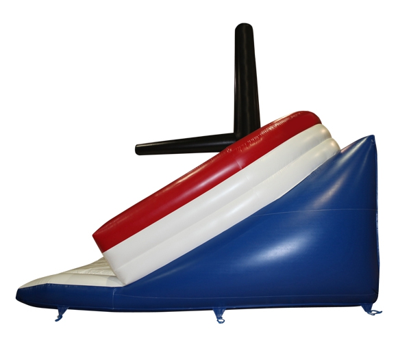 aufblasbare Rutschbahn Form Schiff