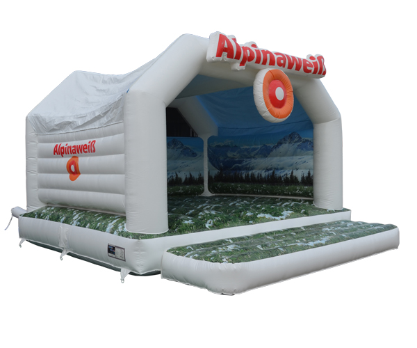 Hüpfburg Alpinaweiß