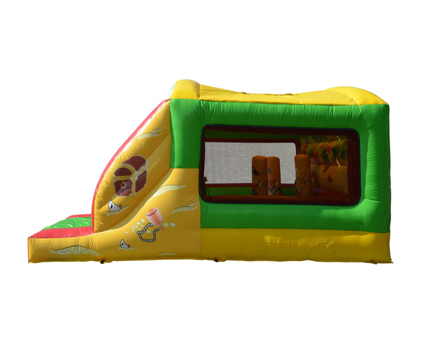 Miet-Hüpfburg Schatzinsel, mit Rutschbahn