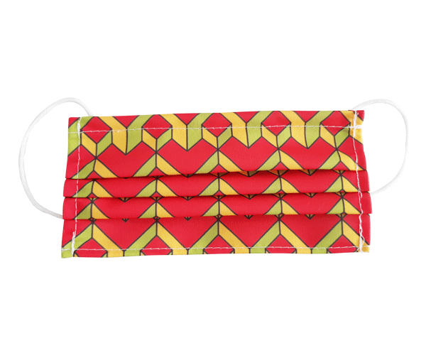 Alltagsmaske Dado red