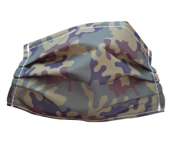 Gesichtsmaske/Alltagsmaske CLASSIC, Motiv:Camoufalge green