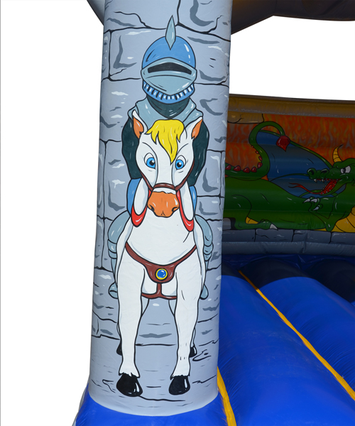 Miet-Hüpfburg Dragon Castle