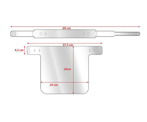Gesichtschutz Transparent - Protection Shield 