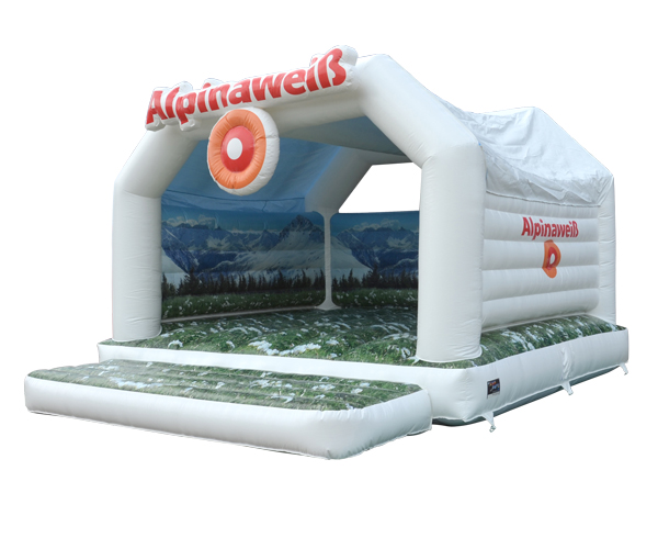 Hüpfburg Alpinaweiß