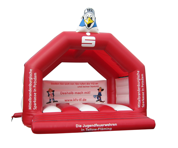 Hüpfburg Mittelbrandenburgische Sparkasse