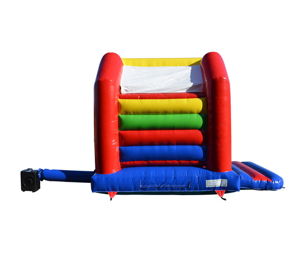 Hüpfburg Feuerwehrauto mit Rutschbahn