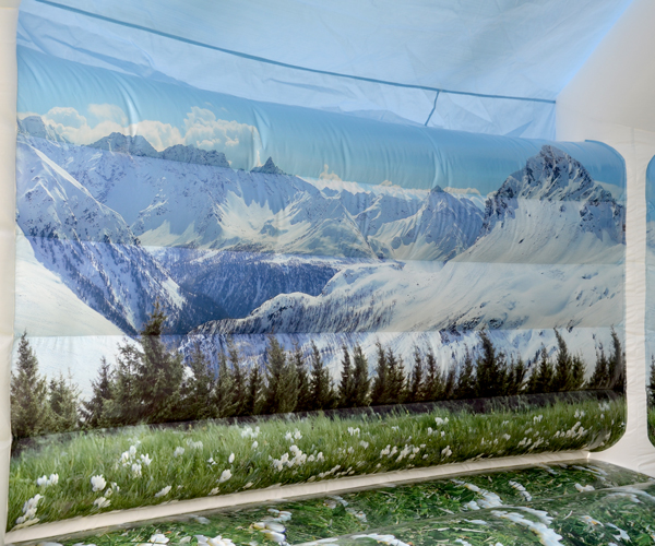 Hüpfburg Alpinaweiß