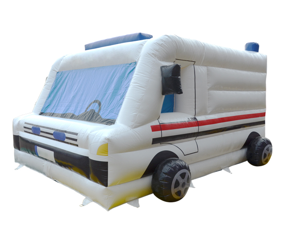 Hüpfburg Rettungswagen