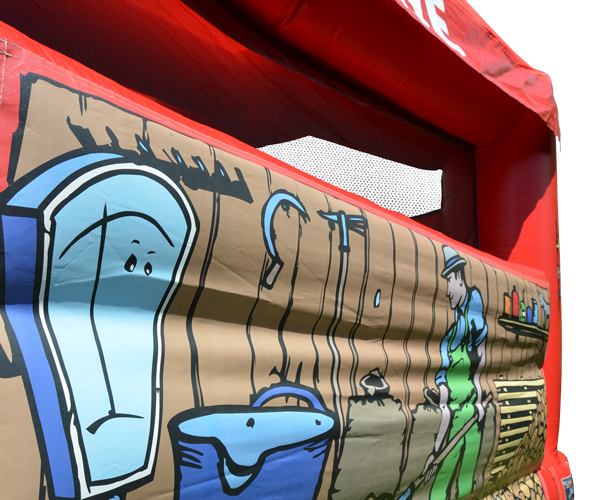 Hüpfburg Ballbad, REWE