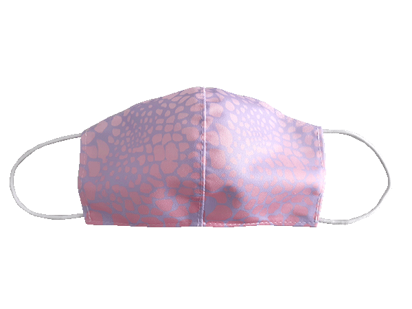 Alltagsmaske Erwachsen Motiv Organic pink/violet