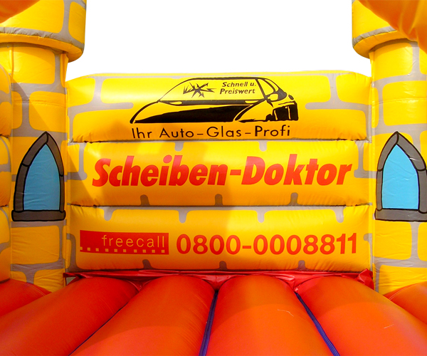 Hüpfburg Scheibendoktor